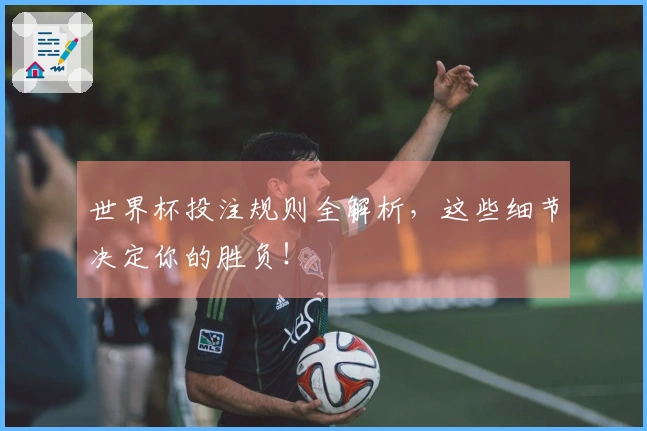 世界杯投注规则全解析，这些细节决定你的胜负！